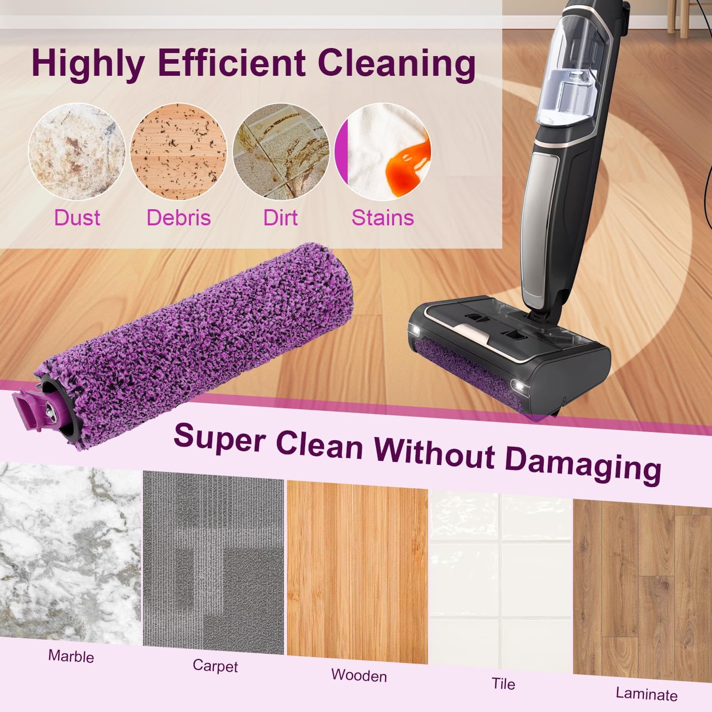 All-in-One Hard Floor Steam Mop